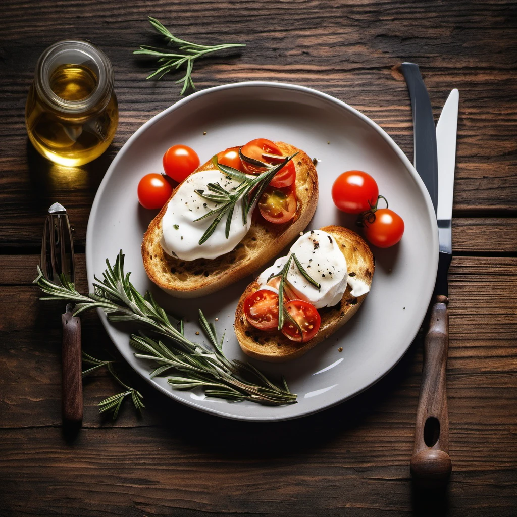 Airfryer Bruschetta Caprese