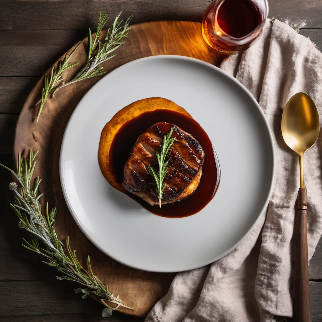 Airfryer Hähnchenkeule BBQ glasiert