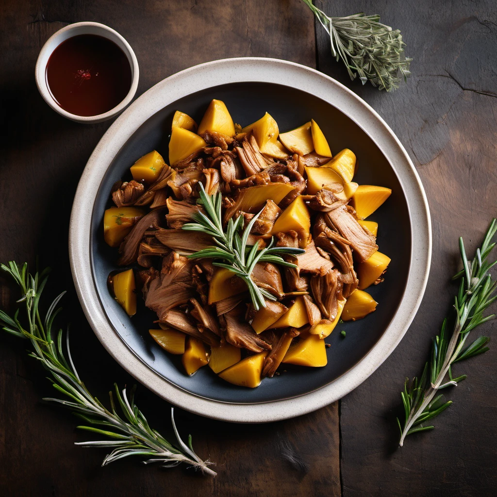 Airfryer Jackfruit Pulled Pork Style