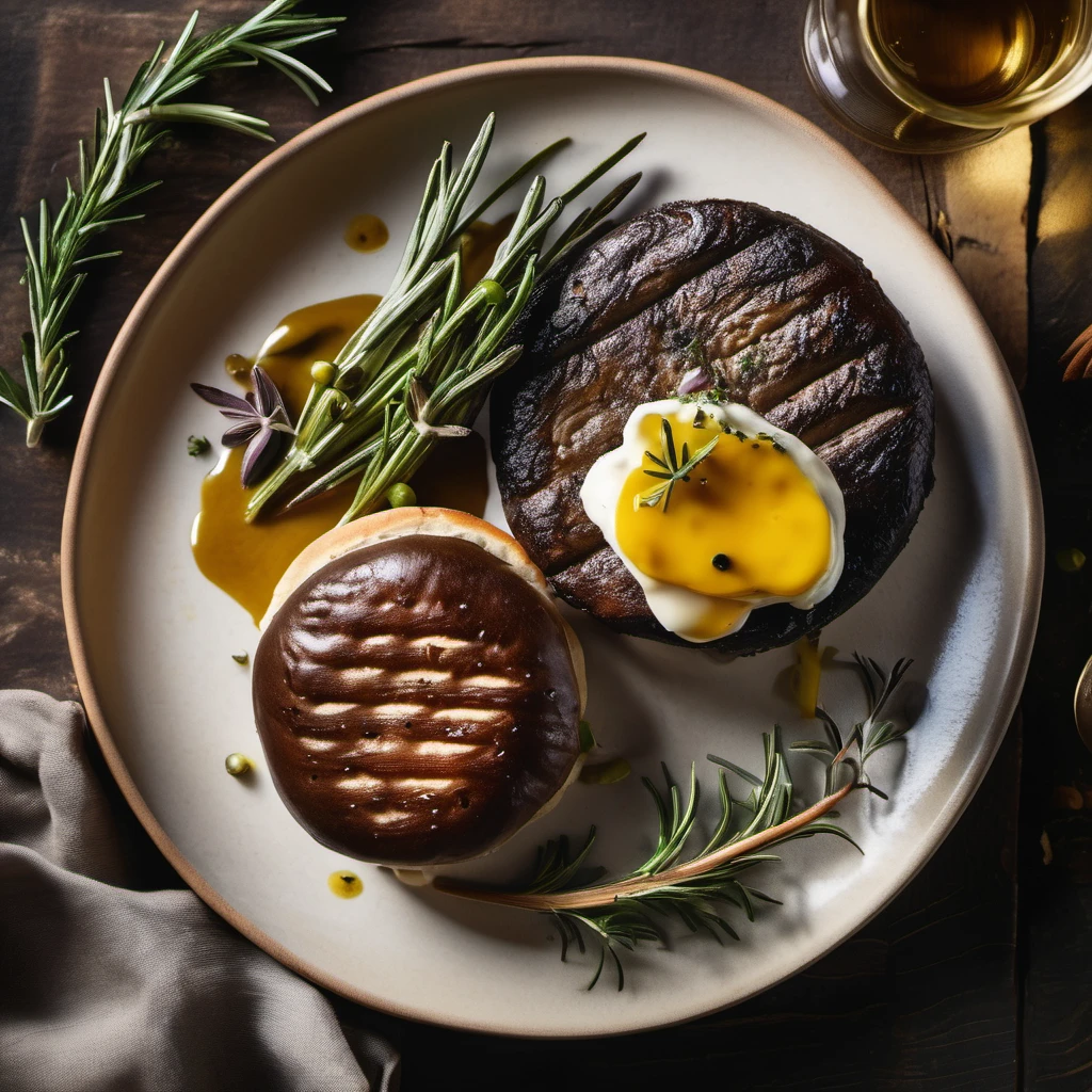 Airfryer Portobello-Burger