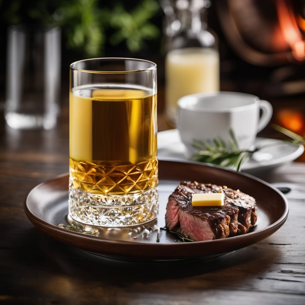 Airfryer Rindersteak mit Kräuterbutter