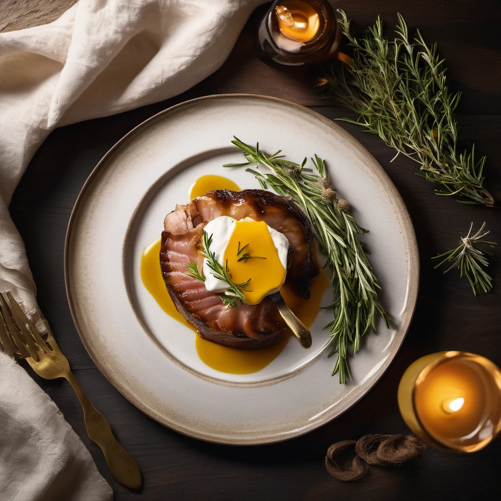 Airfryer Schweinekoteletts mit Honig-Senf