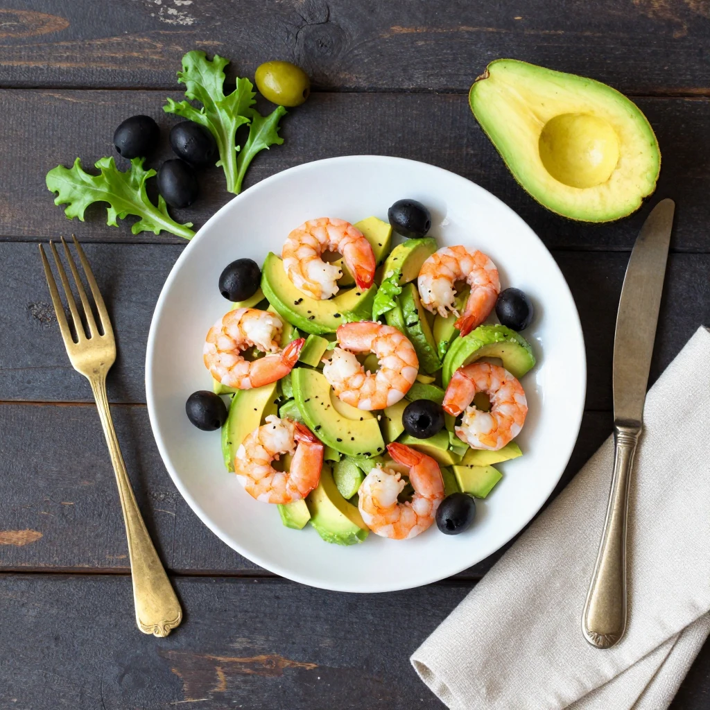 Avocado-Garnelen-Salat