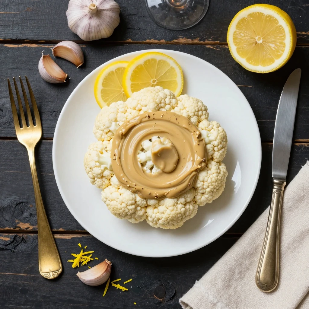 Blumenkohl mit Tahini