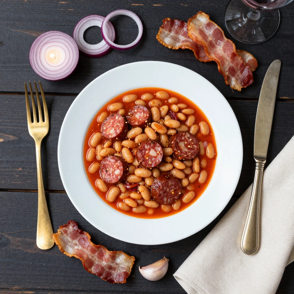 Bohnen-Eintopf mit Chorizo