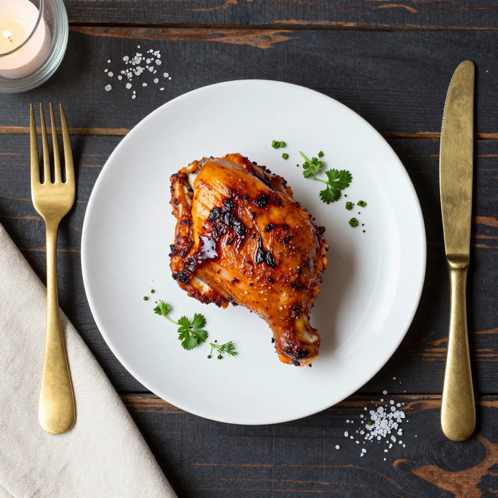Bourbon BBQ Hähnchenschenkel