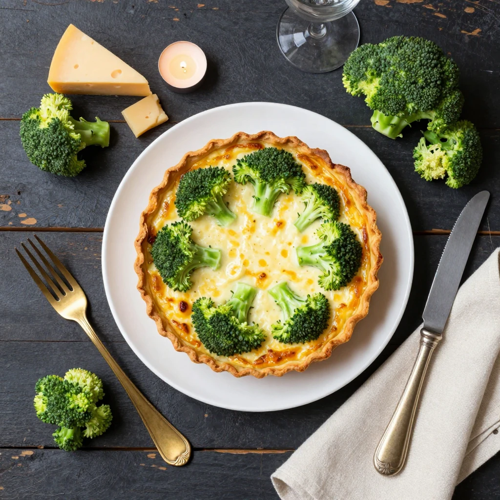 Brokkoli-Käse-Tarte
