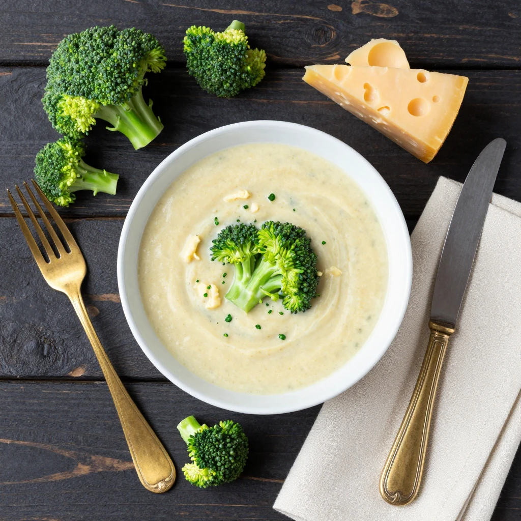 Cremige Brokkoli-Käse-Suppe