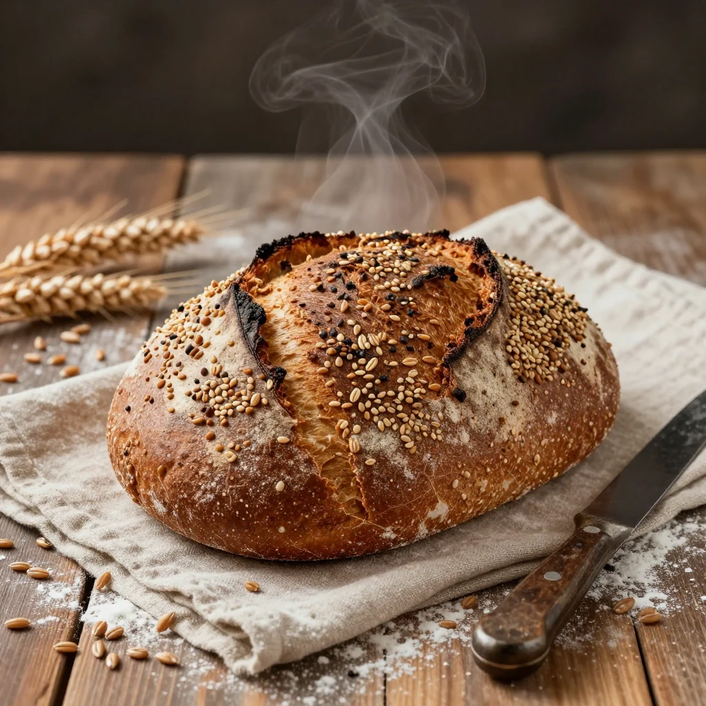 Dinkelbrot mit Saaten