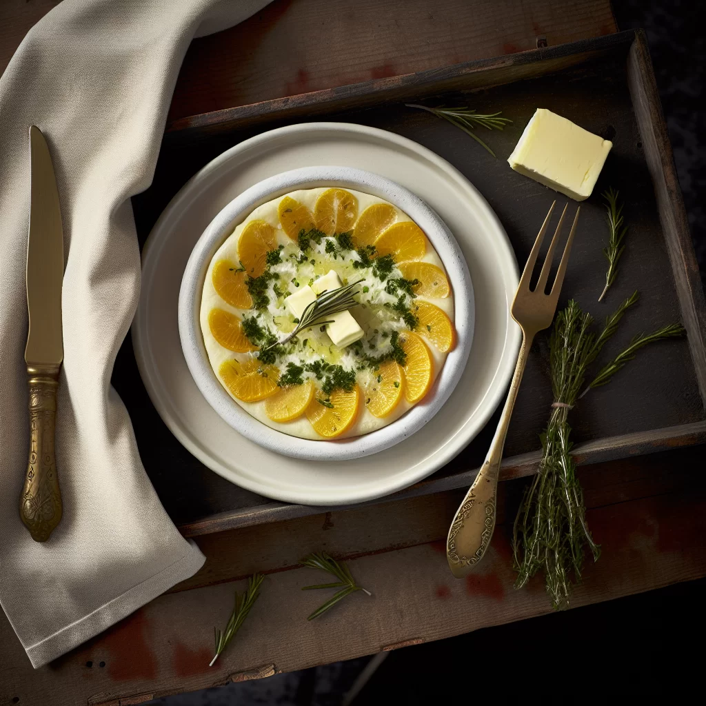 Feldsalat-Zitronen-Tarte