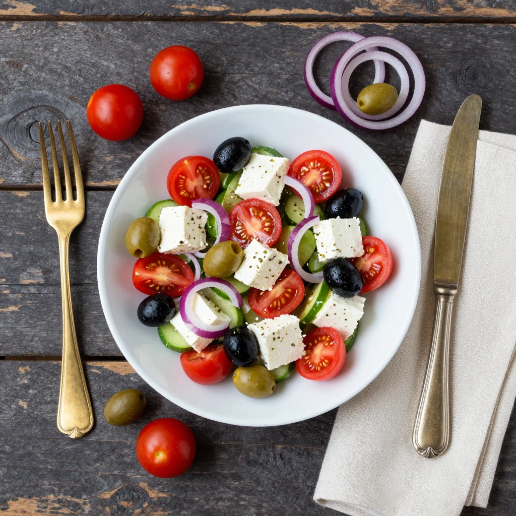 Feta-Salat mediterran