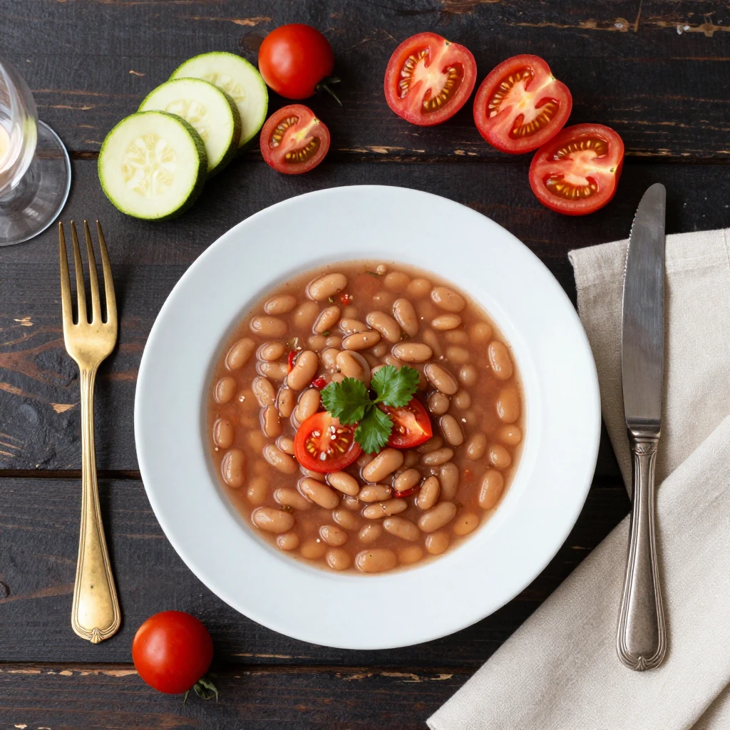 Französische Bohnensuppe