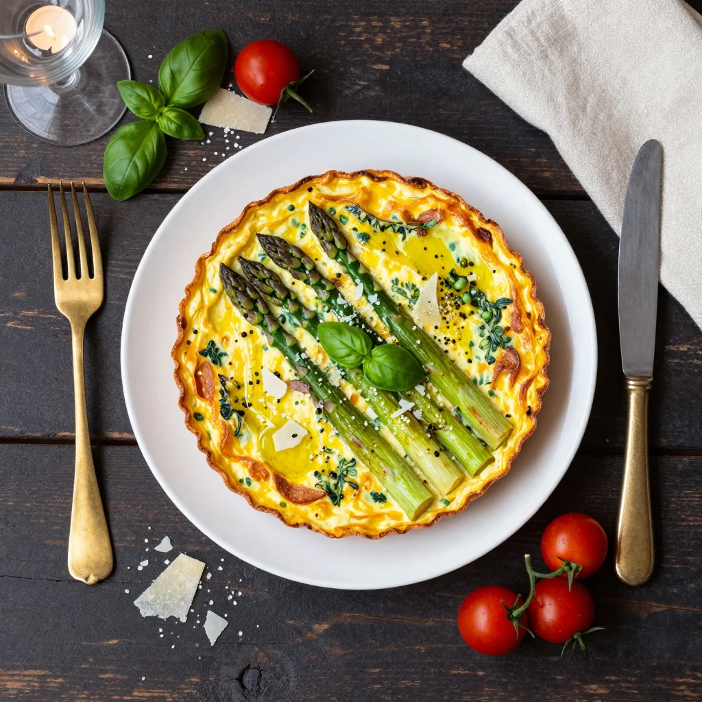 Frittata mit Spargel