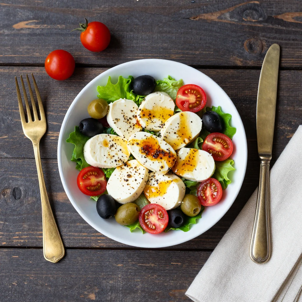 Gebratener Halloumi-Salat