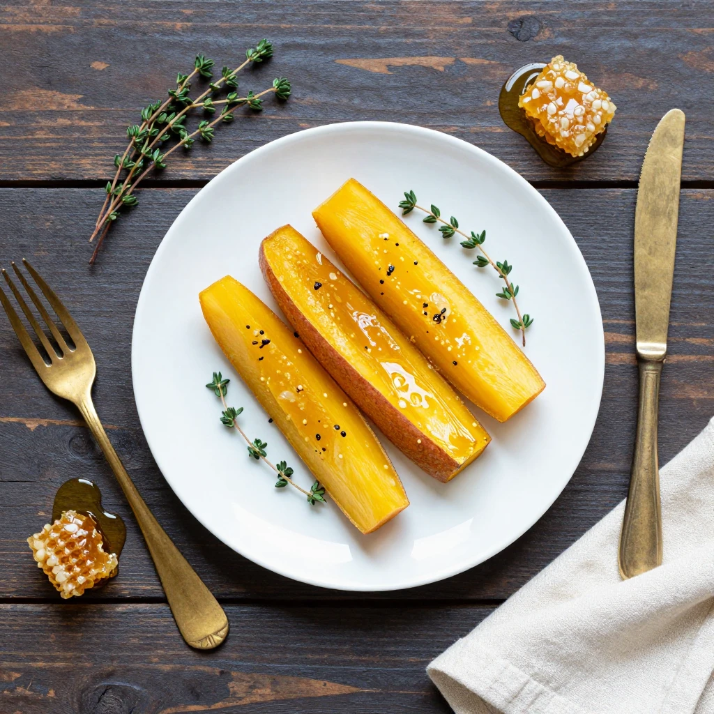 Gedämpfte Pastinaken