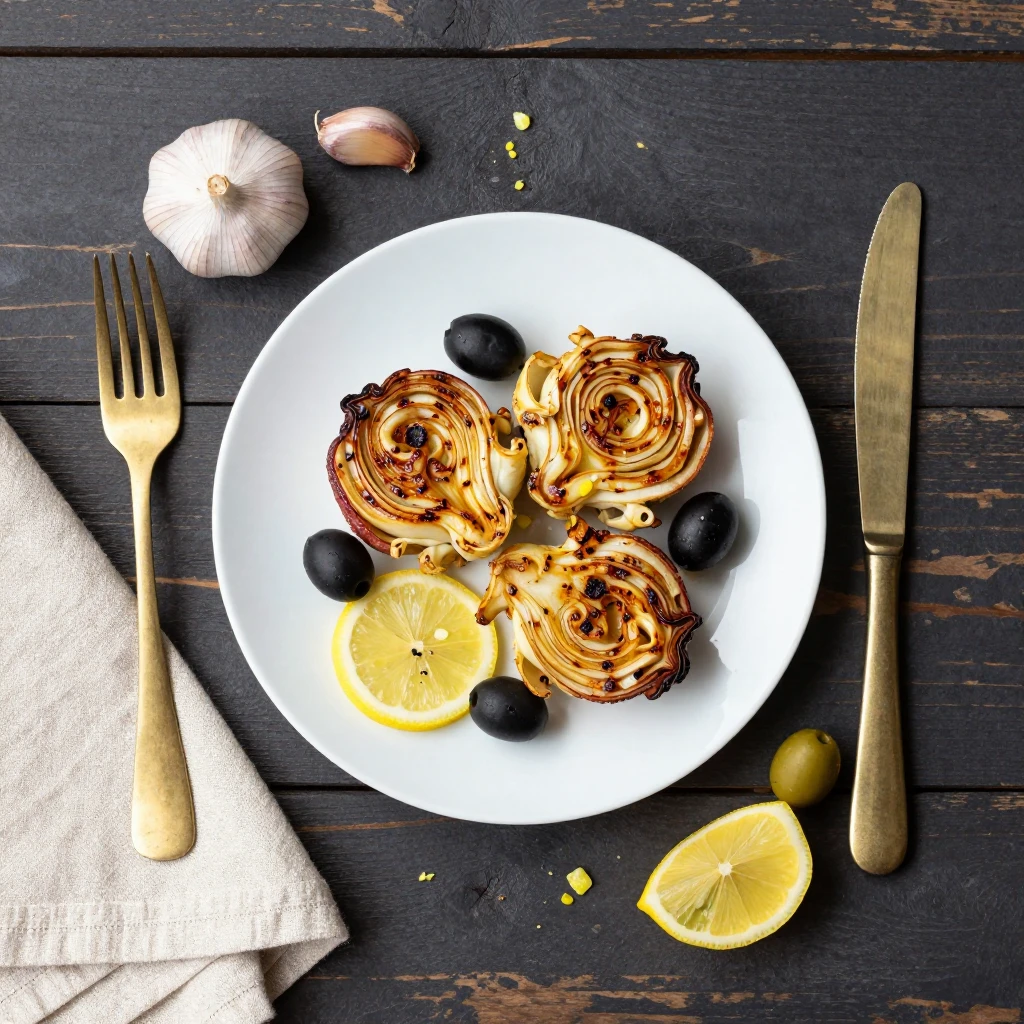 Gegrillte Artischocken