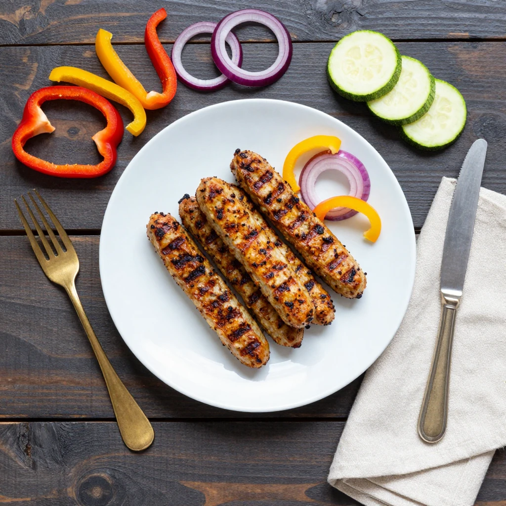 Gegrillte Gemüsespieße