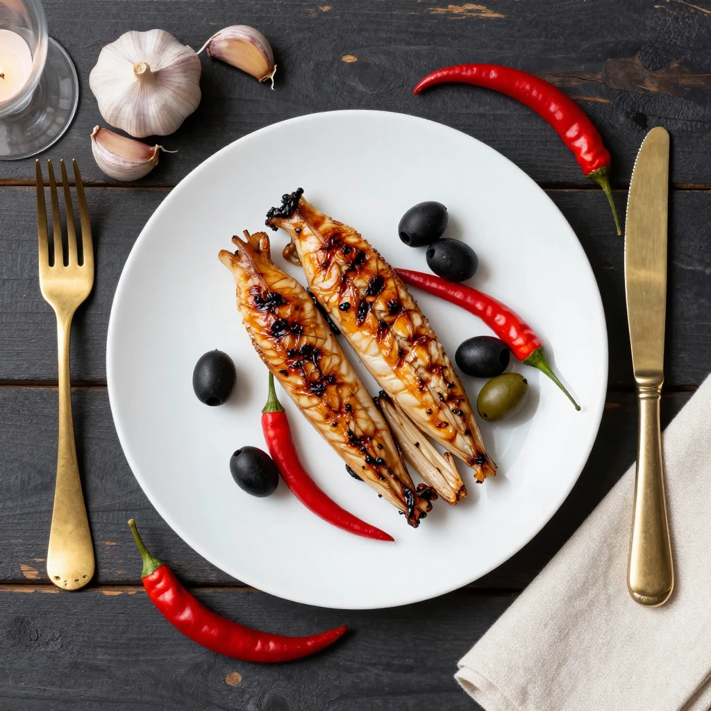 Gegrillte Königsgarnelen