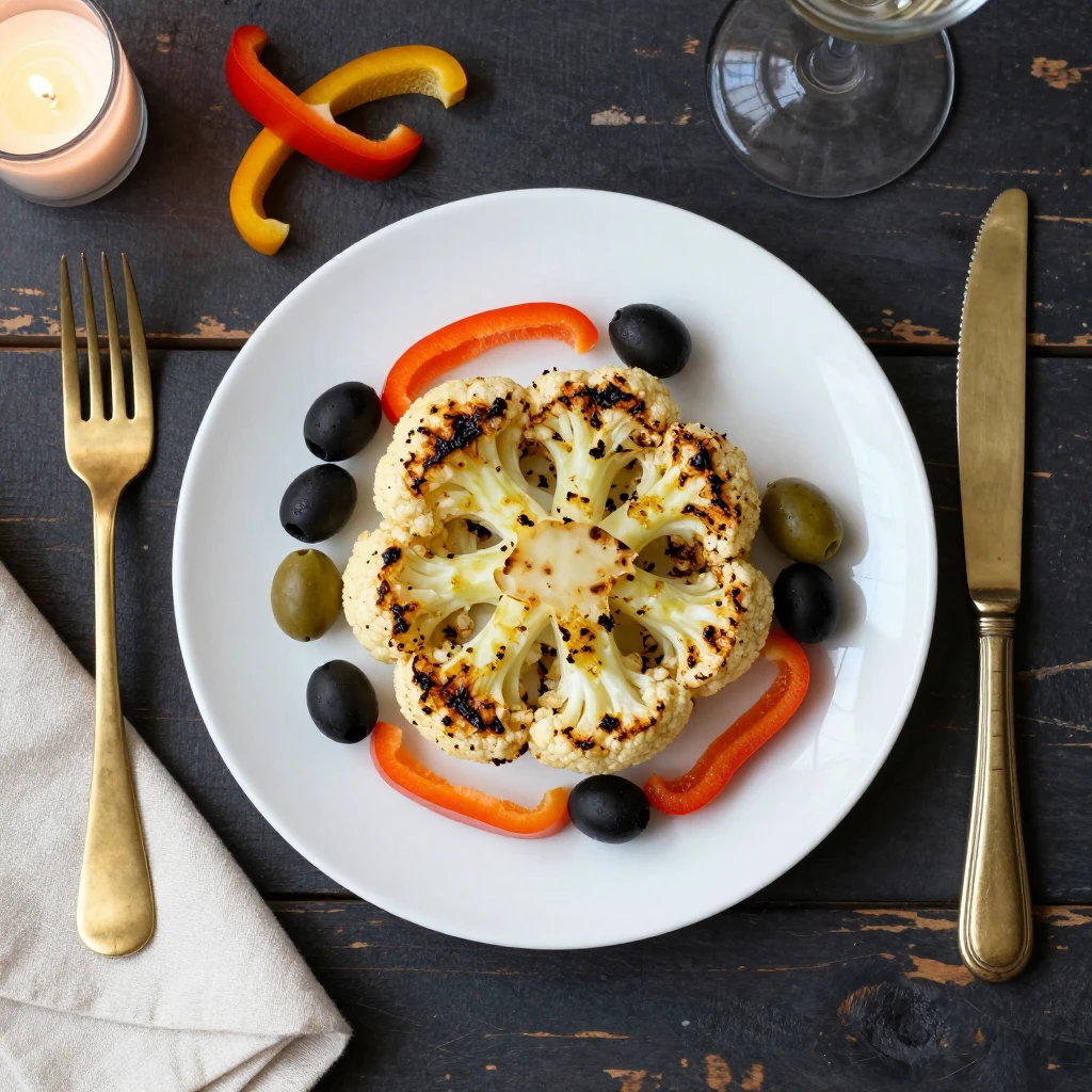 Gegrillter Blumenkohl