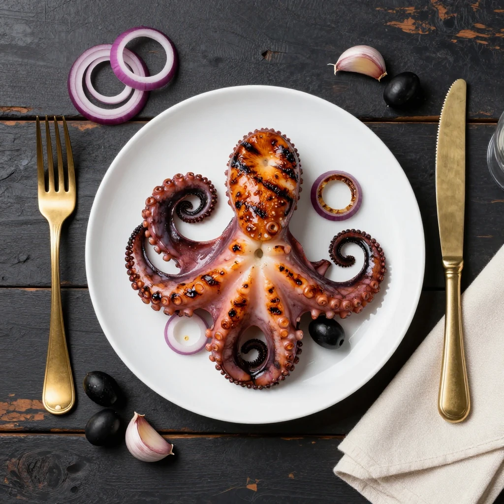 Gegrillter Oktopus