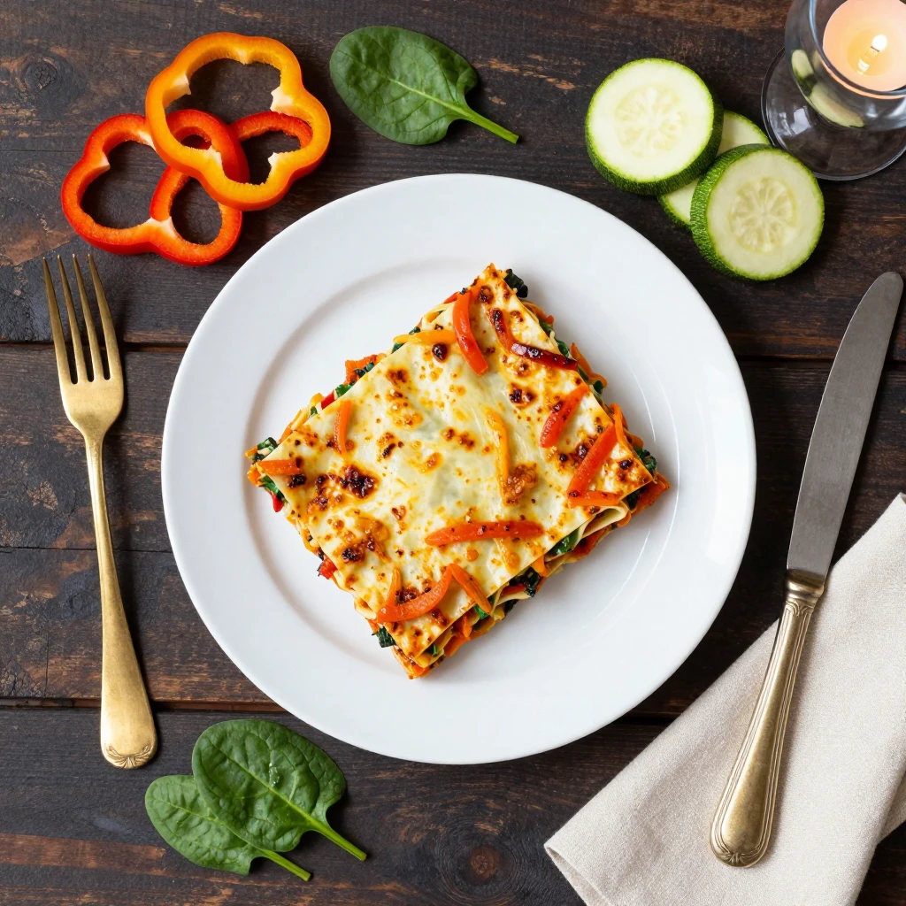 Gemüselasagne vegetarisch