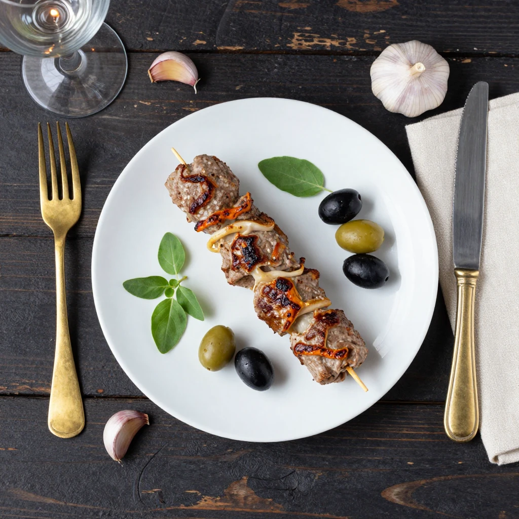 Griechische Souvlaki