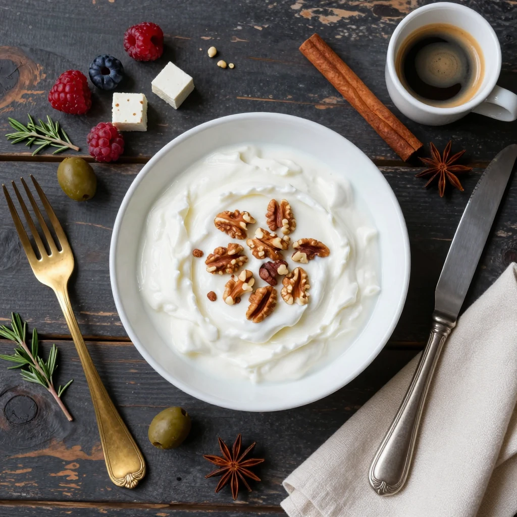 Griechischer Joghurt mit Nüssen