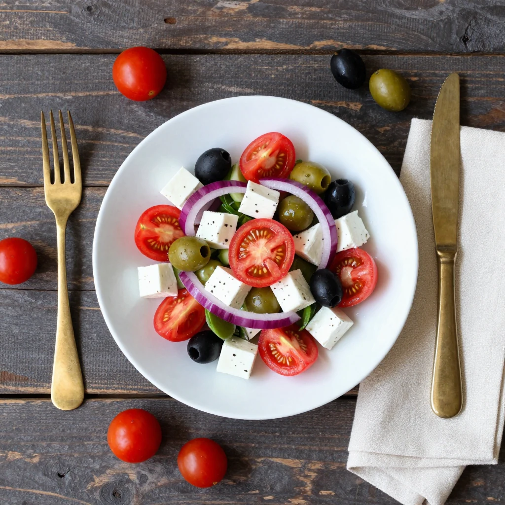 Griechischer Salat blitzschnell