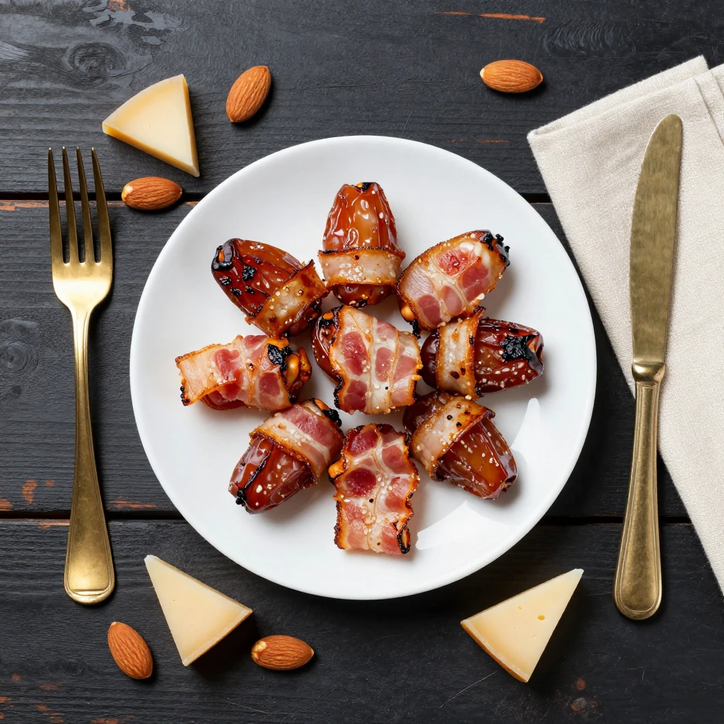 Grilled Bacon-Wrapped Dates
