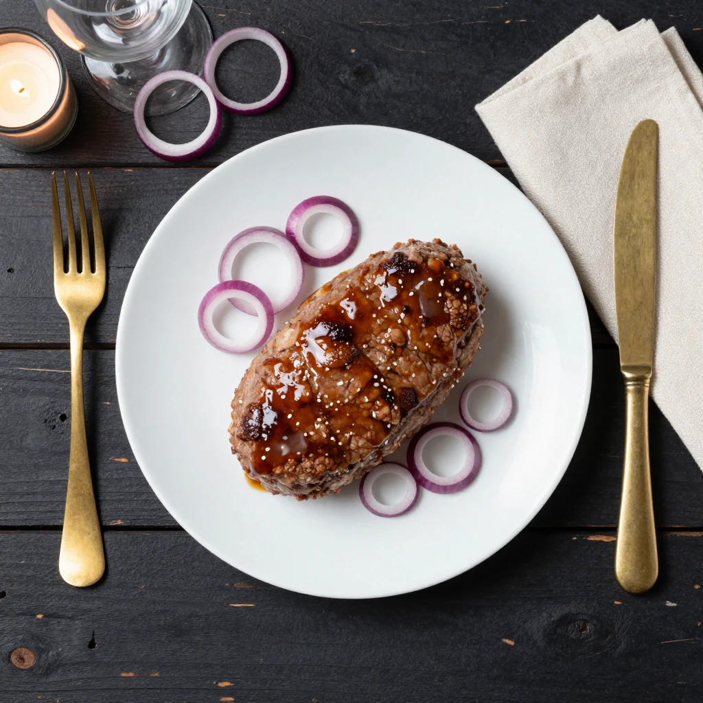 Hackbraten mit Glasur