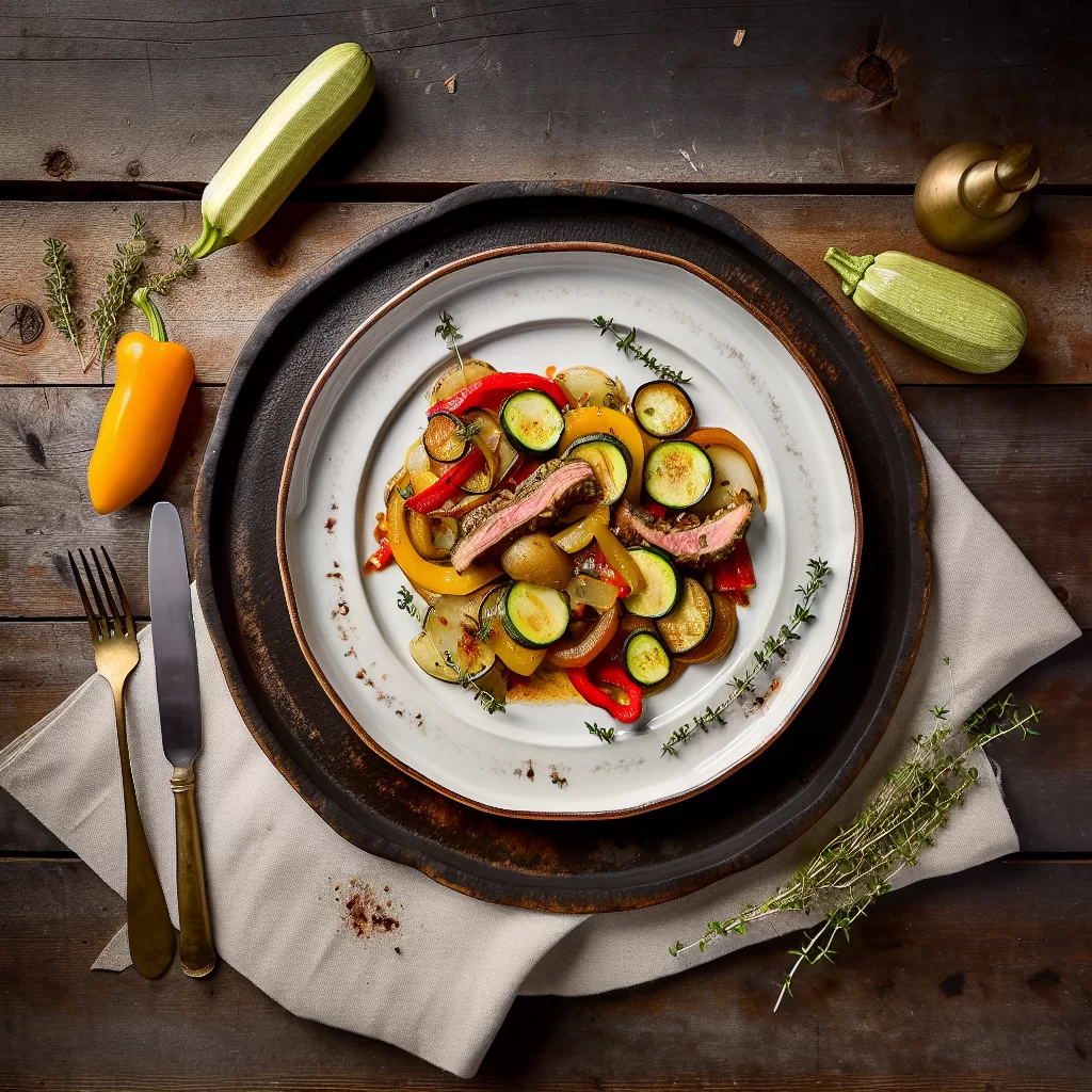 Hähnchen-Gemüse Pfanne