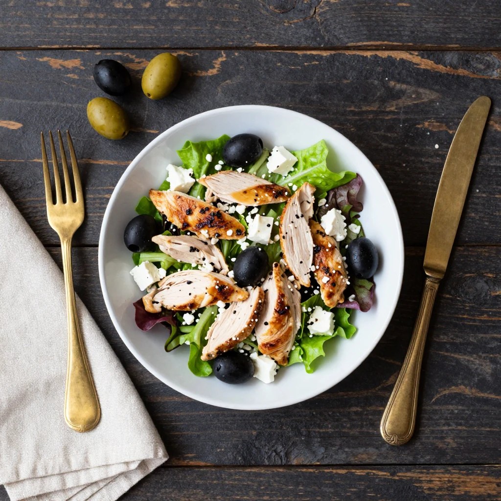 Hähnchen-Gyros-Salat