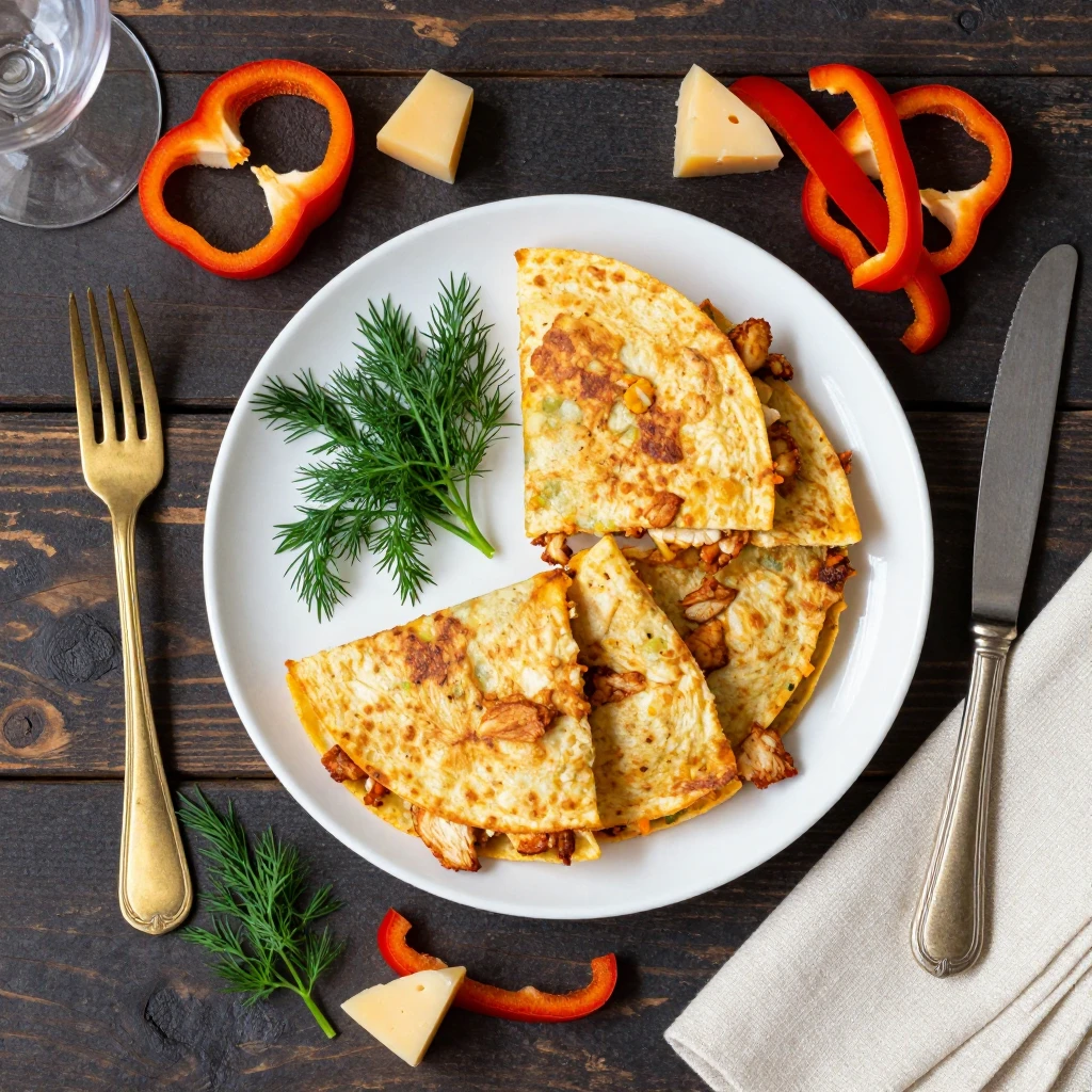 Hähnchen-Quesadillas