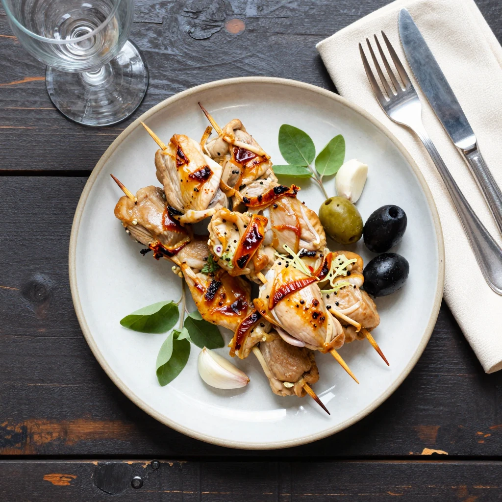 Hähnchen-Souvlaki-Spieße