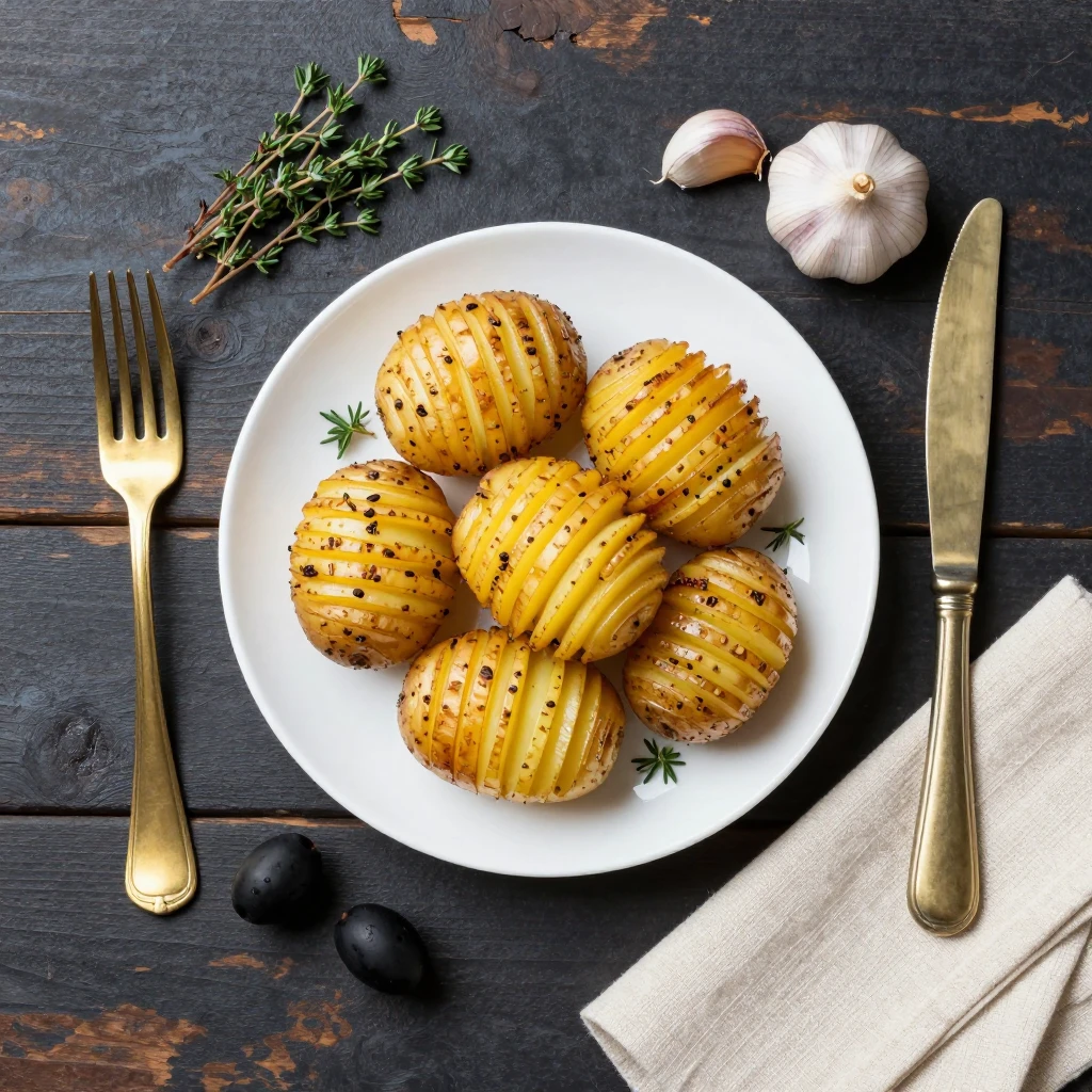 Hasselback-Kartoffeln