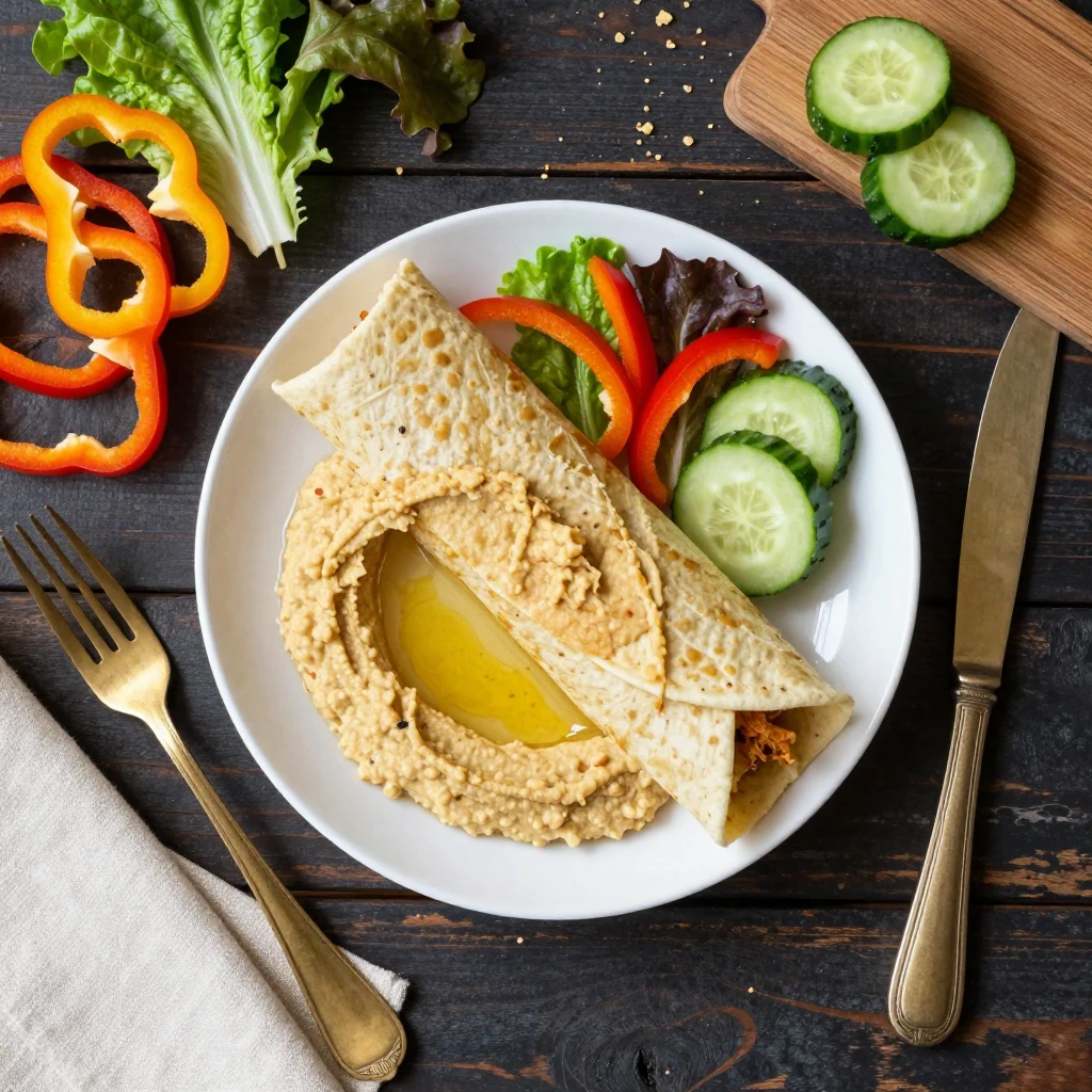 Hummus-Wrap