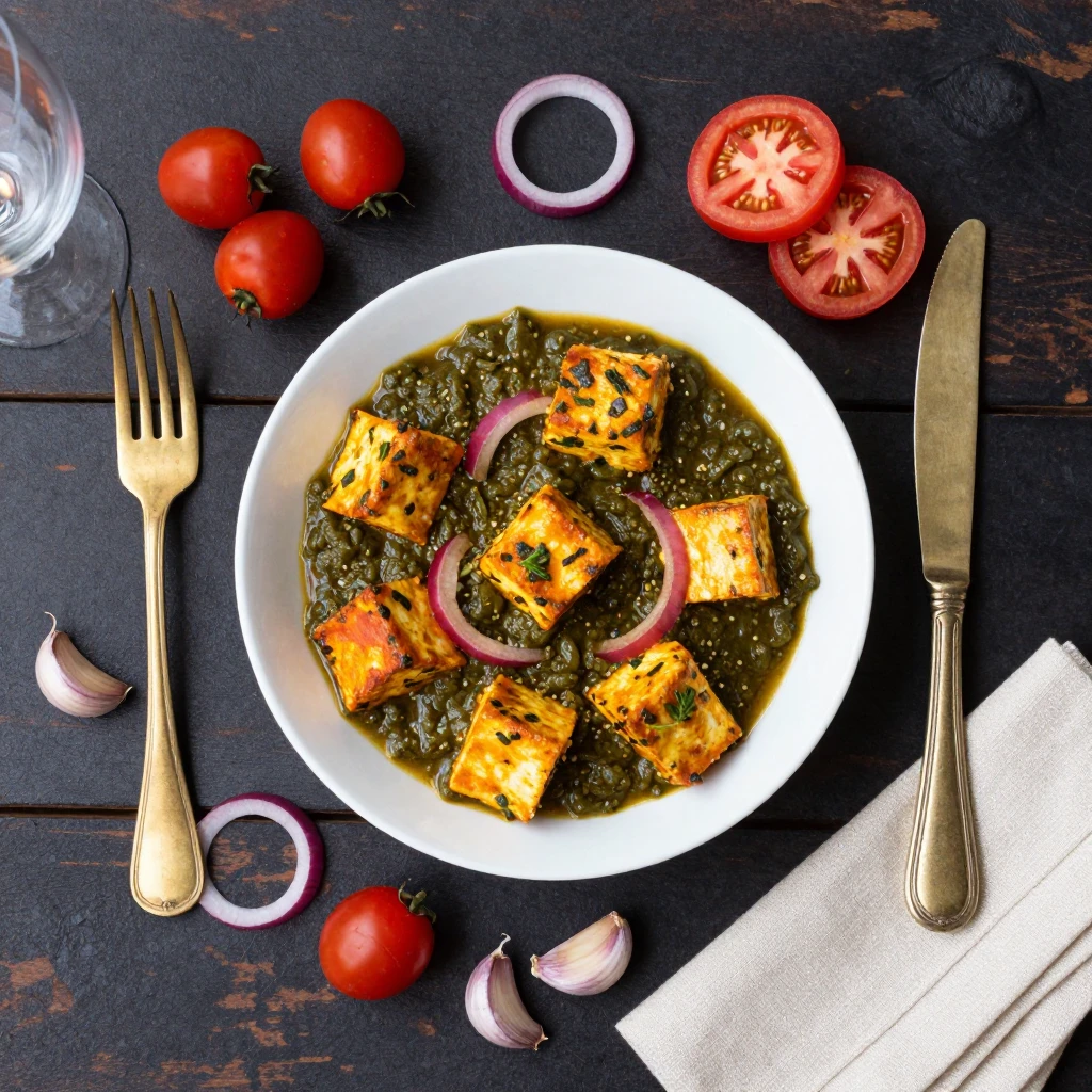 Indisches Palak Paneer