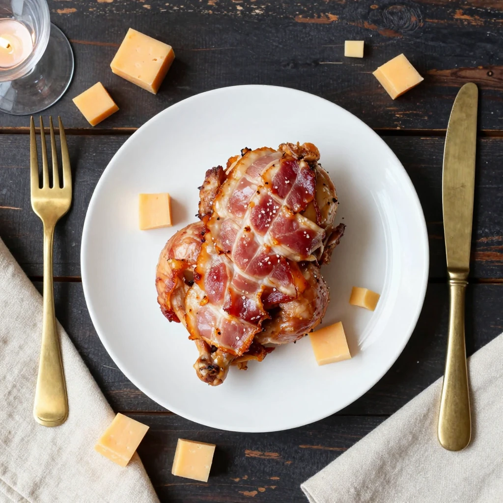 Keto Bacon Wrapped Chicken