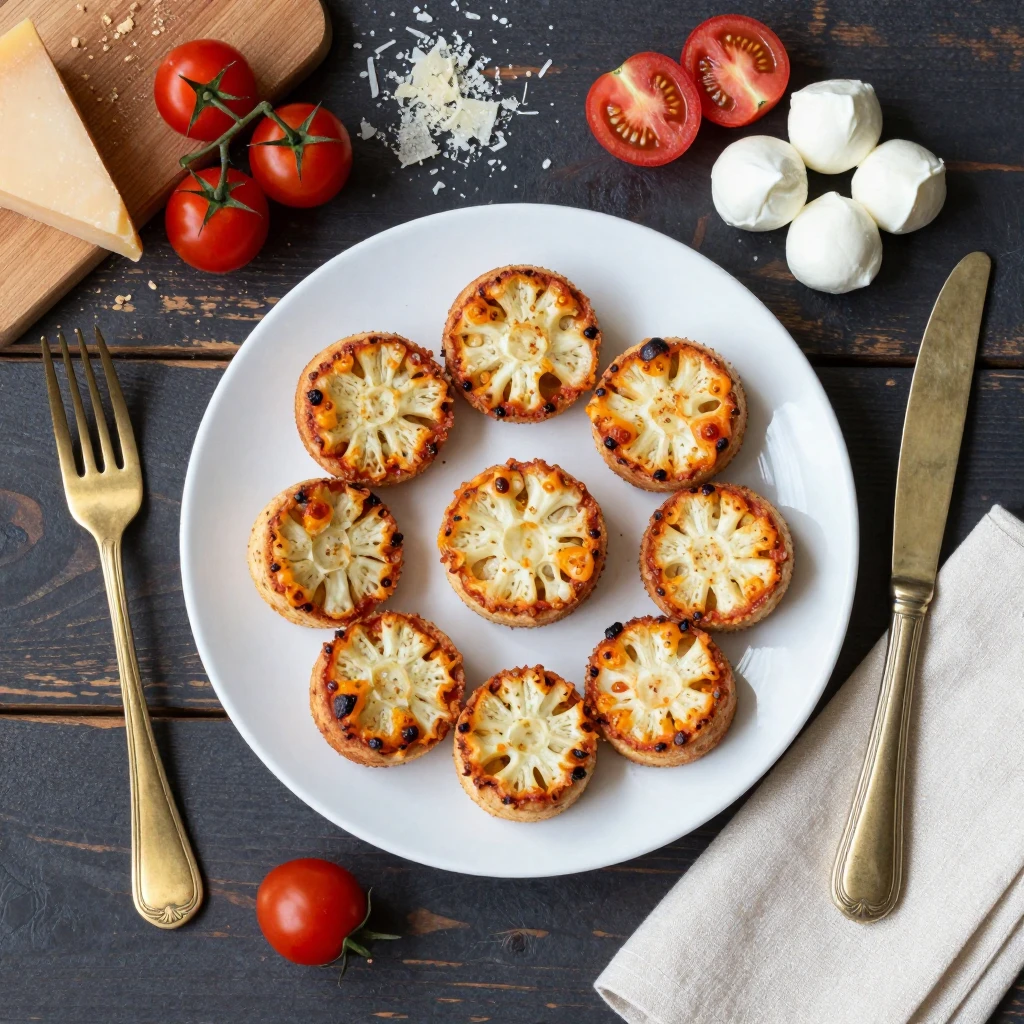 Keto-Blumenkohl-Pizza-Bites