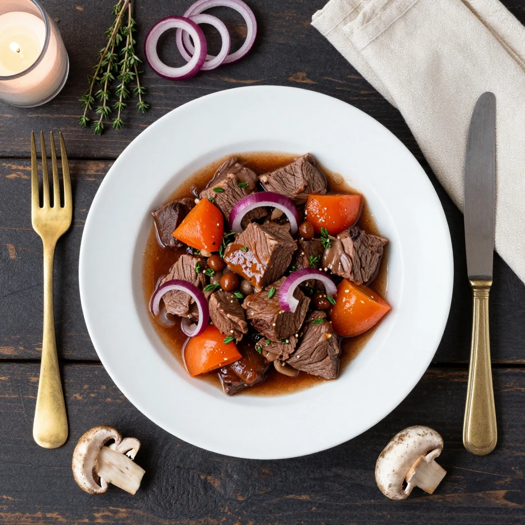 Keto Boeuf Bourguignon