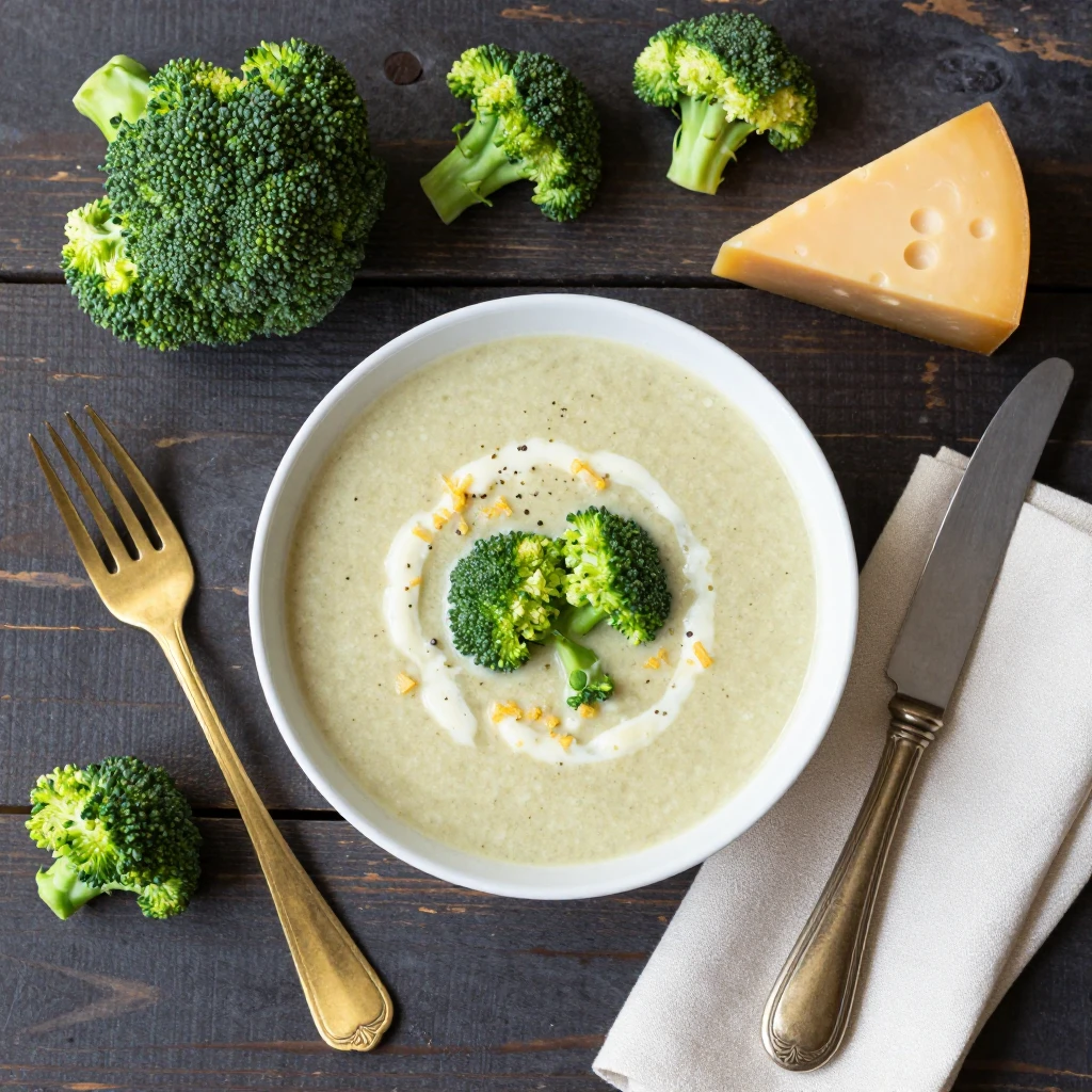Keto Brokkoli-Käse-Suppe