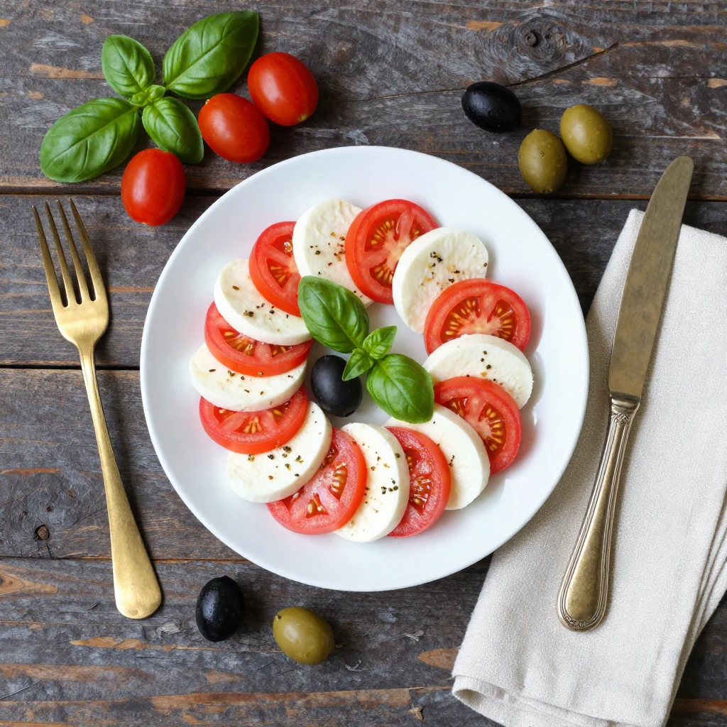Keto Caprese-Salat