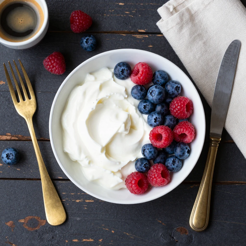 Keto-Griechischer-Joghurt-Bowl