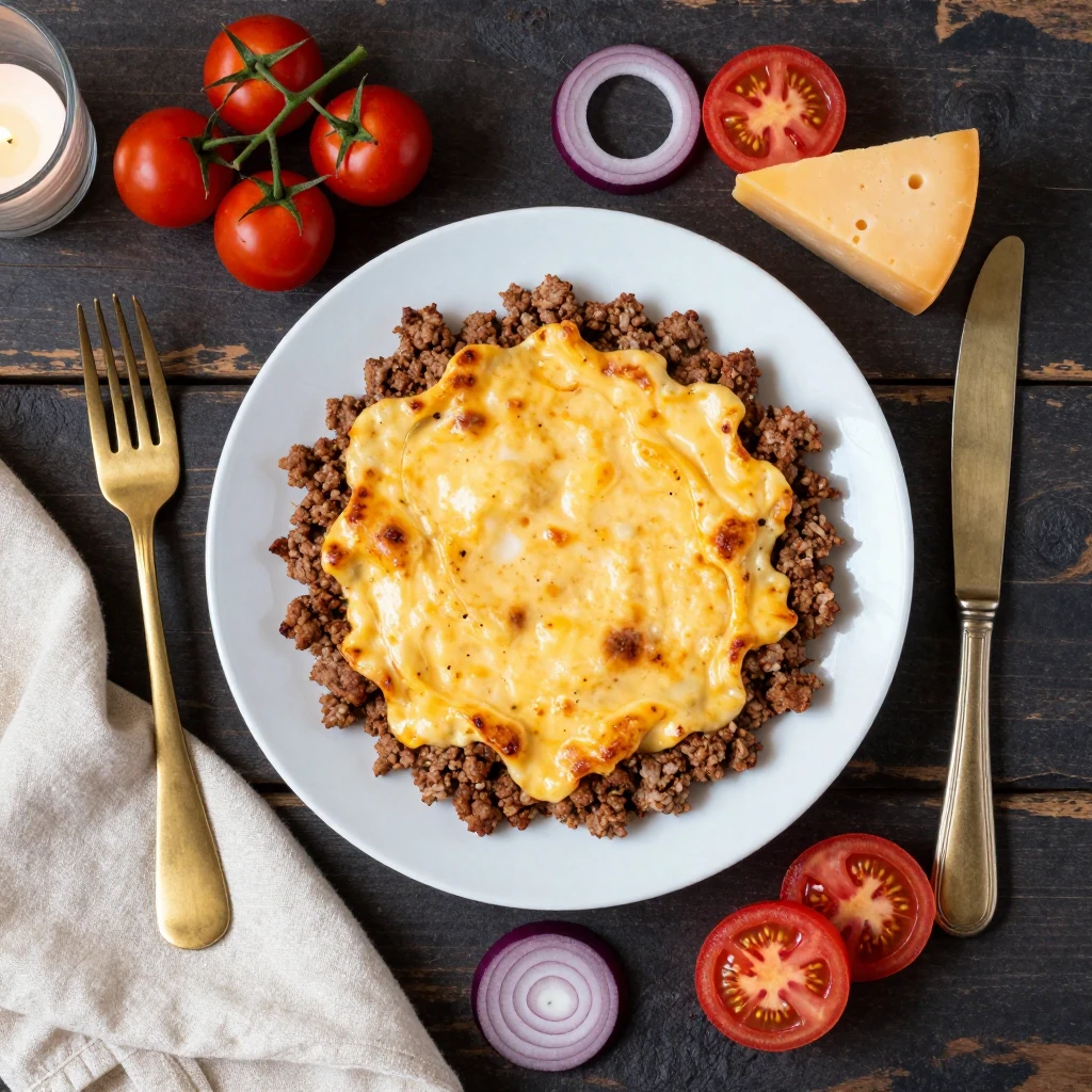 Keto-Hack-Käse-Auflauf