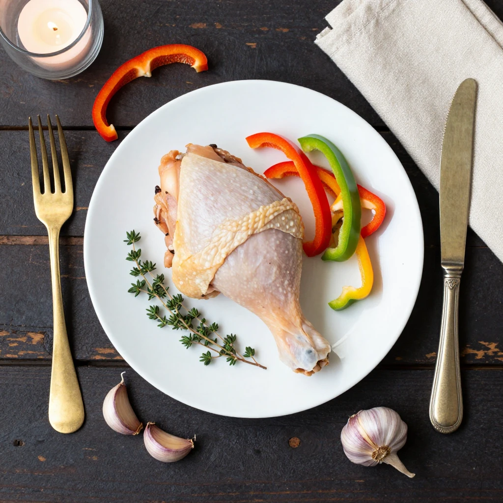 Keto Hähnchenschenkel