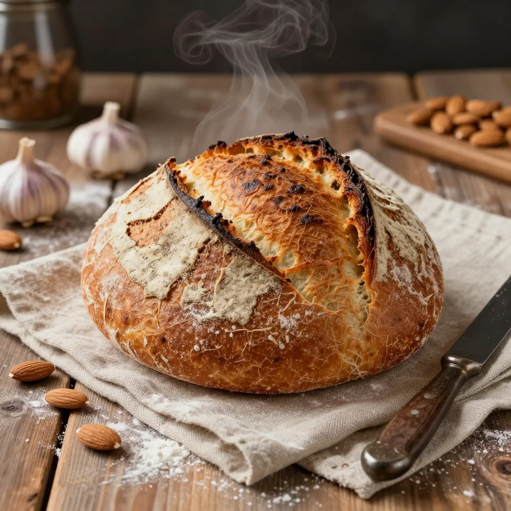 Keto-Knoblauch-Brot