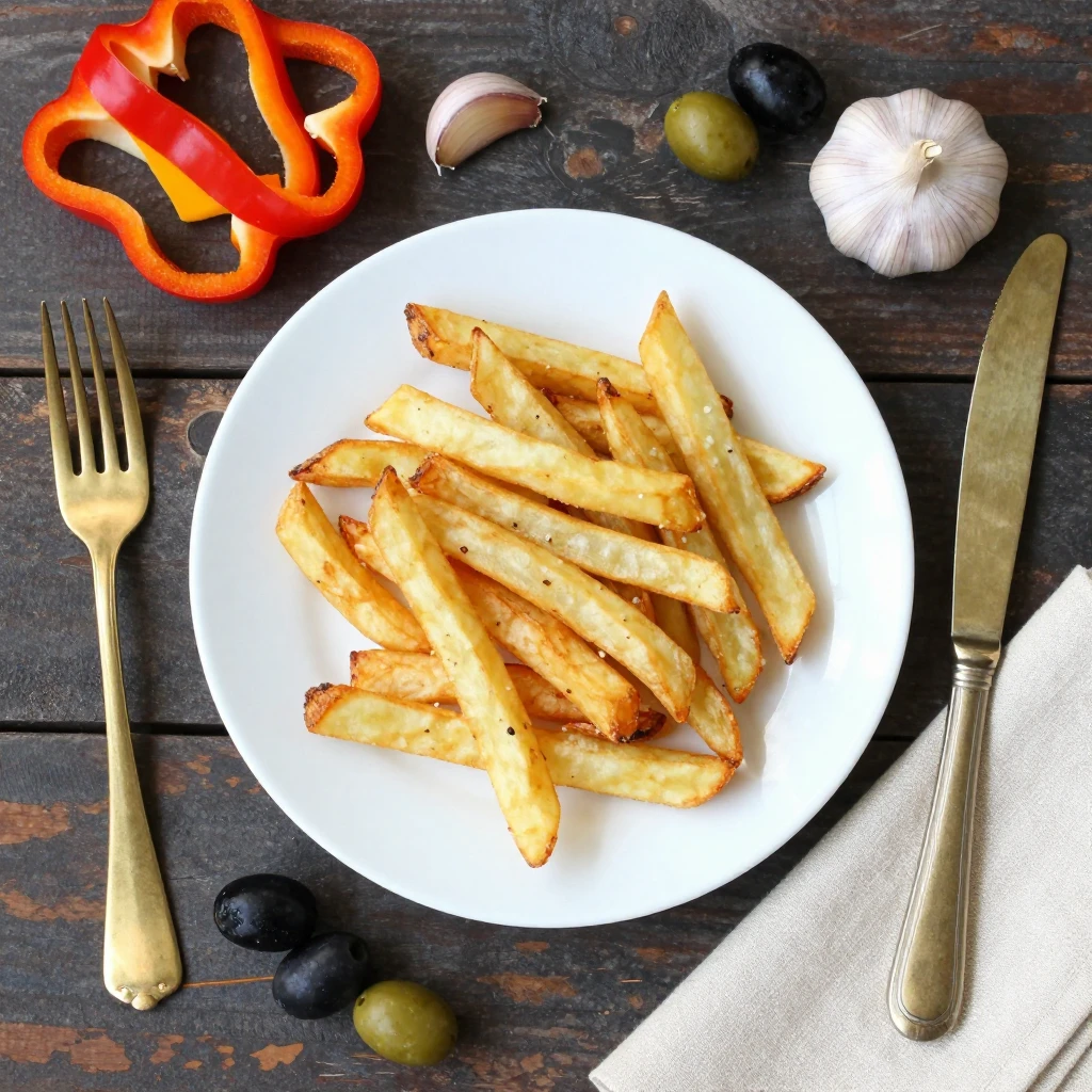 Keto Kohlrabi-Pommes