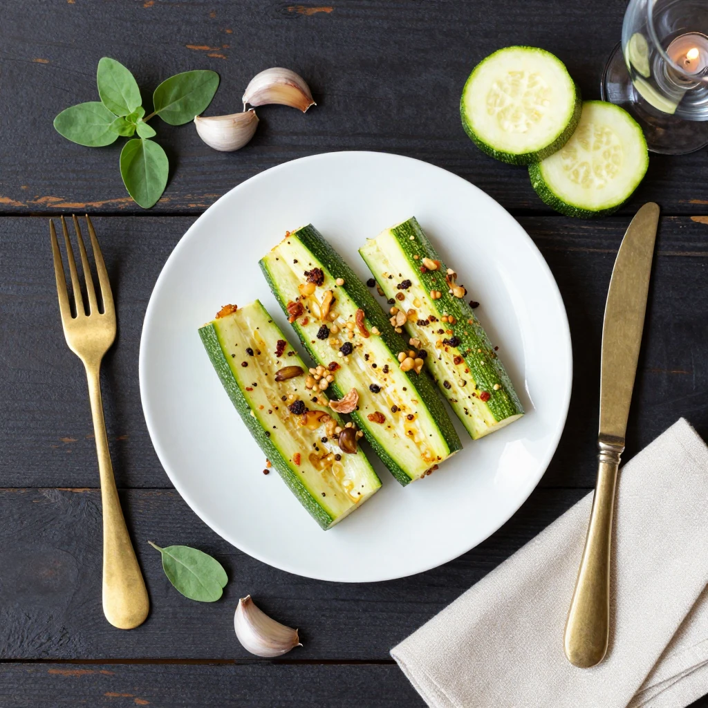 Keto Zucchini-Boote