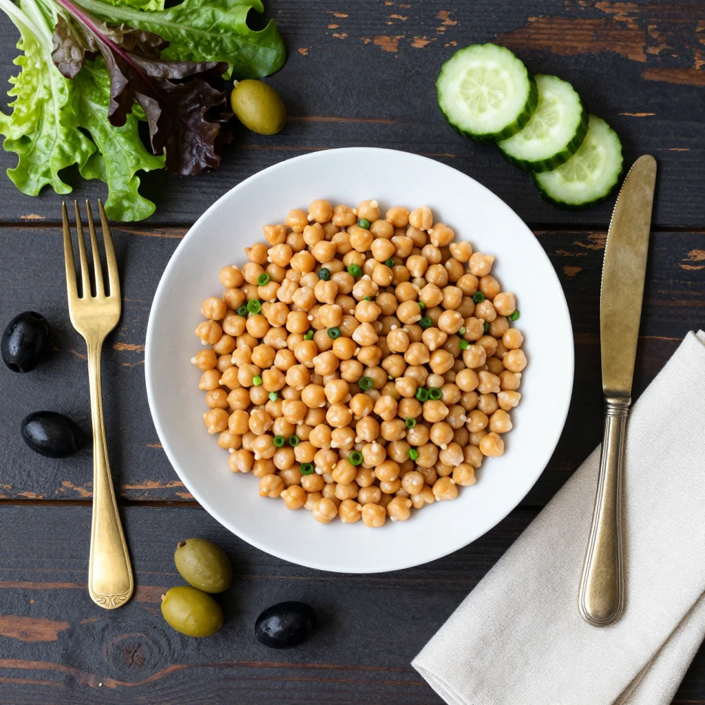 Kichererbsen-Protein-Salat