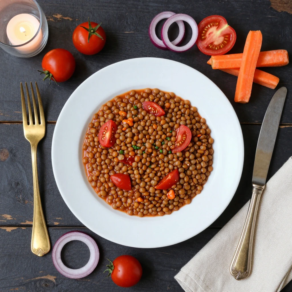 Linsen-Bolognese vegan